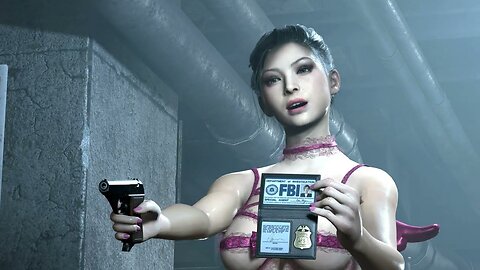 Resident Evil 2 Remake Ada Pink Angel Bikini Costume /Biohazard 2 mod [4K]