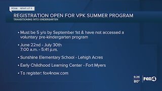 VPK registration is open