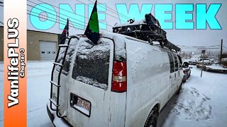 Canadian Winter in a Van - What it's ACTUALLY Like: One Week