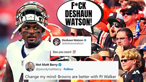 Deshaun Watson Gets DESTROYED By Fans After Browns BEAT 49ers Without Him | They Don't Want Him!