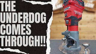 Craftsman Cordless Router Review - This Thing Is AWESOME!