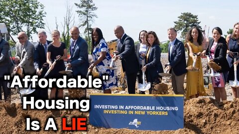 Affordable Housing Is A SCAM