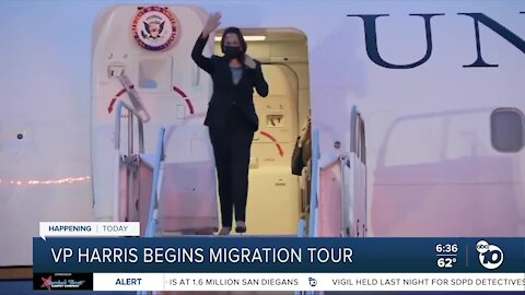 VP Harris begins migration tour