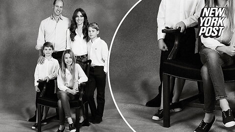 Kate and William's Christmas card appears to include a Photoshop fail