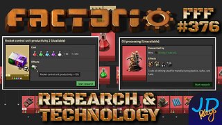 Factorio Friday Facts #376 ⚙️Research and Technology