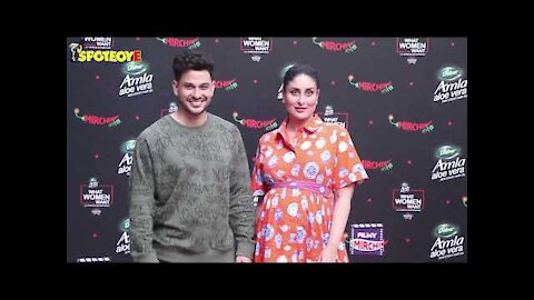 Kareena Kapoor and Kunal Kemmu snapped on the sets of her Radio Show What Women Want | SpotboyE
