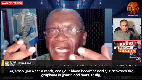 Dr. Wilfredo Stokes reveals effect of mask use on graphene oxide in blood