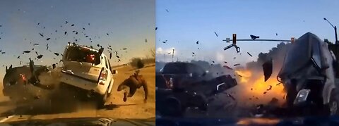 DISASTERS ON THE HIGHWAY CAUGHT ON CAMERA #110