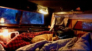 7 Years 4x4 Truck Camper: Mellow Morning With My Dog, Lazy Start To The Day, Focus on Slowing Down