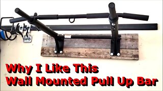 Why I Like This Wall Mounted Pull Up Bar - Install and Review