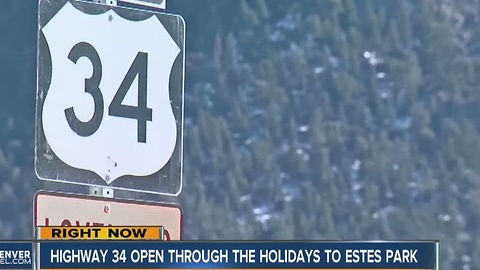 Highway 34 temporarily re-opens providing boost to Estes Park business owners