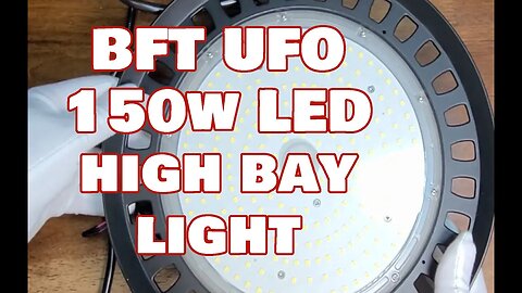Super Bright! BFT UFO LED High Bay, 150W, 22500LM, Dimmable