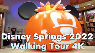 DISNEY SPRINGS! FALL WALKING TOUR: DISCOVER Disney Springs like never before in 4K