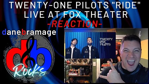 twenty one pilots "Ride" Live at Fox Theater | DaneBramage Rocks Reaction