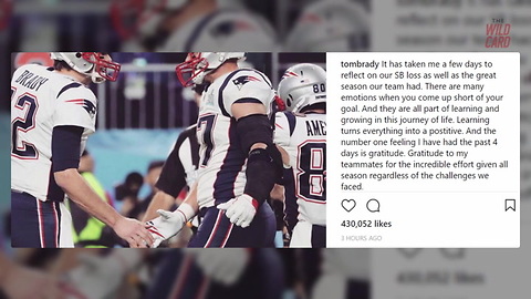 Tom Brady Sends Message To Fans And Eagles After Super Bowl Loss