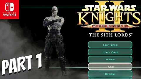 Star Wars: Knights of the Old Republic 2 KOTOR 2 Nintendo Switch Gameplay (Part 1)