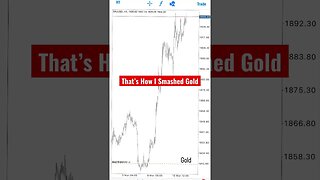 Unbelievable GOLD TRADE #forextrading