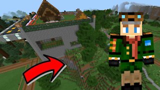 Minecraft: Building on a hill!!!