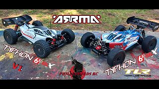 Arrma Typhon V1 and TLR Teen Typhon GOO