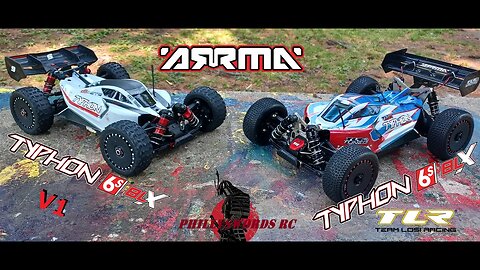 Arrma Typhon V1 and TLR Teen Typhon GOO