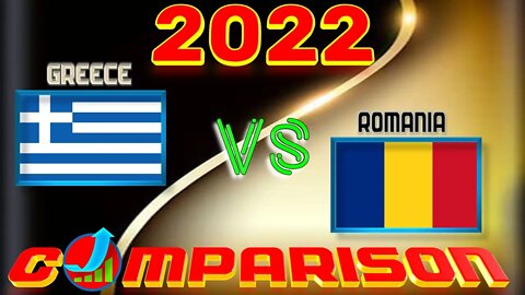 Greece VS Romania | 🇬🇷vs🇷🇴 | Economic Comparison 2022 | GDP 2022 | Socio political Comparison