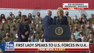 Jill Biden Tells Joe: ‘Pay Attention’ During Speech