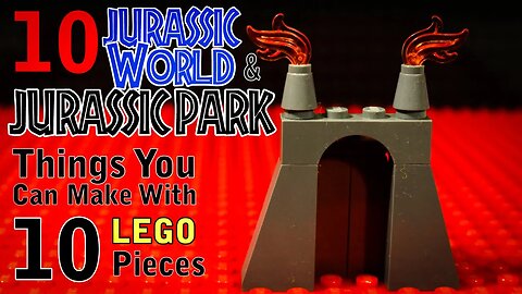 10 Jurassic World / Park Things You Can Make With 10 Lego Pieces