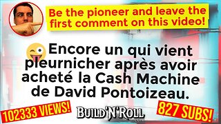 😜 Encore un qui vient pleurnicher après avoir acheté la Cash Machine de David Pontoizeau.