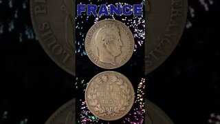 France 5 france 1839.#shorts #coinnotesz