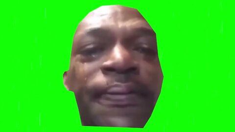 man crying over weed green screen Mpgun com