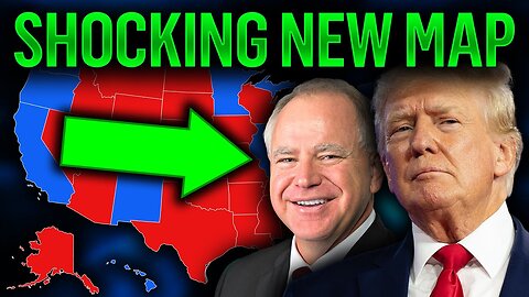 NEW 2024 Election Map Prediction | HARRIS PICKS WALZ FOR VP!