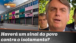 Bolsonaro aguarda sinalização do povo. Terá?