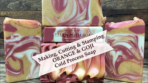 How to Make ORANGE & GOJI Aloe Vera CP Soap w/ Goji Berry powder! Ellen Ruth Soap