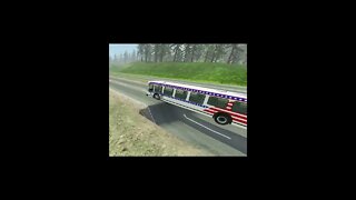 |MiniBeamNG/ Car(Bus) vs Pit #09 - BeamNG.Drive #Shorts
