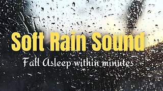 2 HOURS of GENTLE NIGHT RAIN I Rain Sounds to Sleep, Study, Relax, Reduce Stress, help insomnia