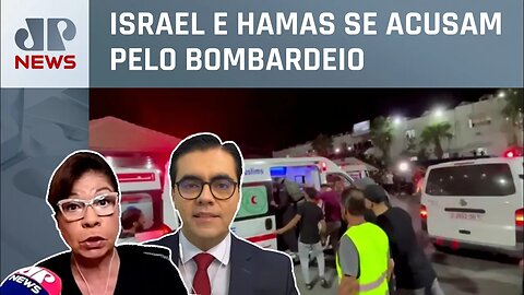 Kramer e Vilela comentam guerra de narrativas envolvendo ataque a hospital em Gaza