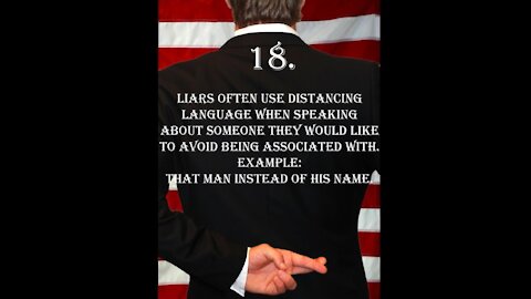 Deception Tip 18 - Distancing Language - How To Read Body Language