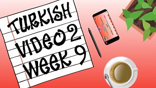 New Turkish Sentences! \\ Week: 9 Video: 2 // Learn Turkish with Tongue Bit!