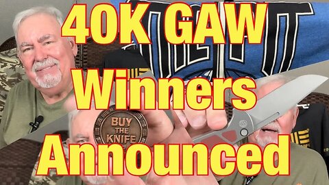 40K Giveaway Winners Announced