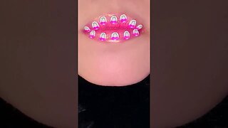 Lip Makeup Tutorial Lip Art Glitter #makeup #shorts #short #viral #shortvideo #lipswatches #grwm