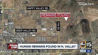 Human remains found in north Valley desert