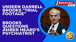 Unseen "Brooks Trial Footage" - Darrell Brooks Questions Amber Heard's Psychiatrist (humor)