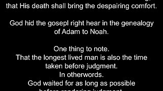 Gospel in Genesis 5