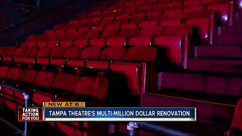 Tampa Theatre begins $6 million renovation project