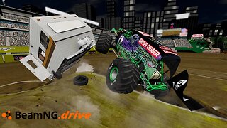 BeamNG.Drive Monster Jam | 16 Truck Racing & Freestyle| SMT Championship Series 2023 Full Round 2