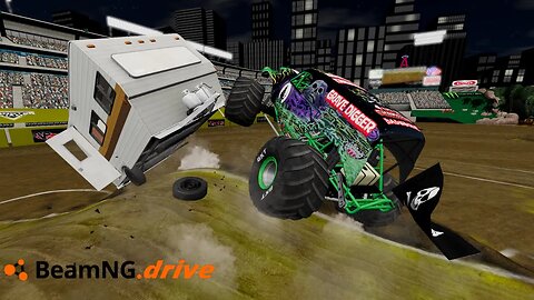 BeamNG.Drive Monster Jam | 16 Truck Racing & Freestyle| SMT Championship Series 2023 Full Round 2