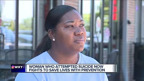 Woman working to help break suicide stigma in African American community