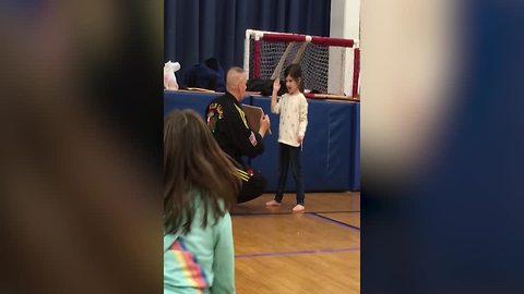 "Young Girl's Inspiring Reaction After Winning At Karate"