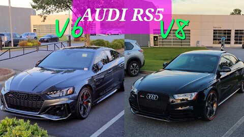 AUDI RS5 V8 vs AUDI RS5 V6TT Comparing and review