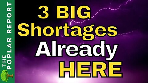 3 SHORTAGES Already Impacting YOUR Life | You'll Be Surprised By #1